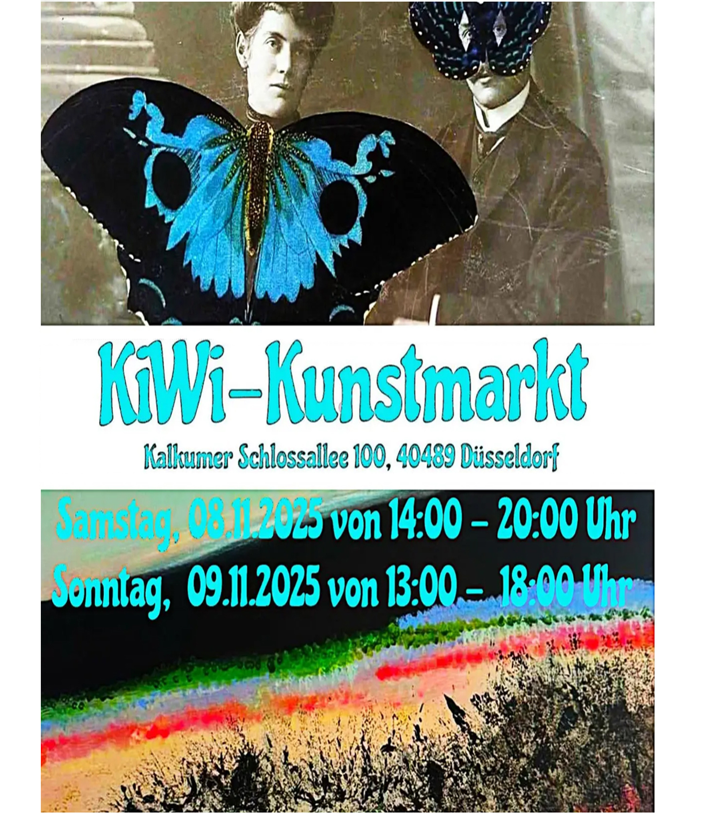 Mitarbeiter mit Utensilien